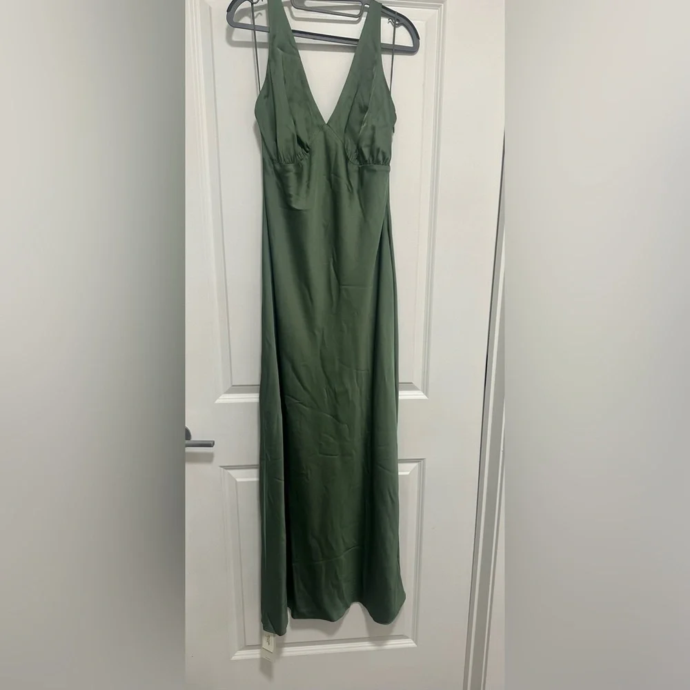 Abercrombie & Fitch Julia Slip Halter Maxi Dress